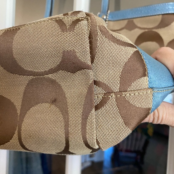 👜 Coach tote with canvas/leather trim. GUC. - Picture 6 of 7